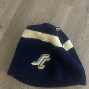 Navy and Cream Santa Cruz small womens Beanie